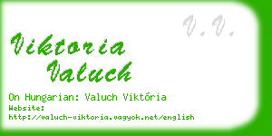 viktoria valuch business card